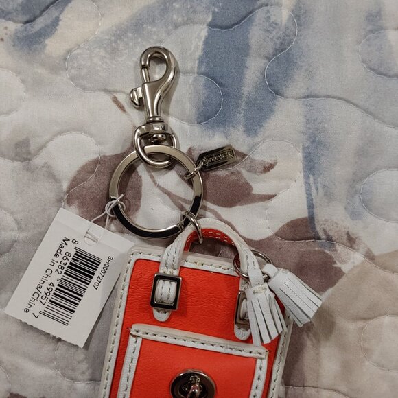 **BUNDLE FOR @sandinsun **NWT/NIB Coach Legacy Mini Bag Charm  Key Fob - Picture 4 of 8